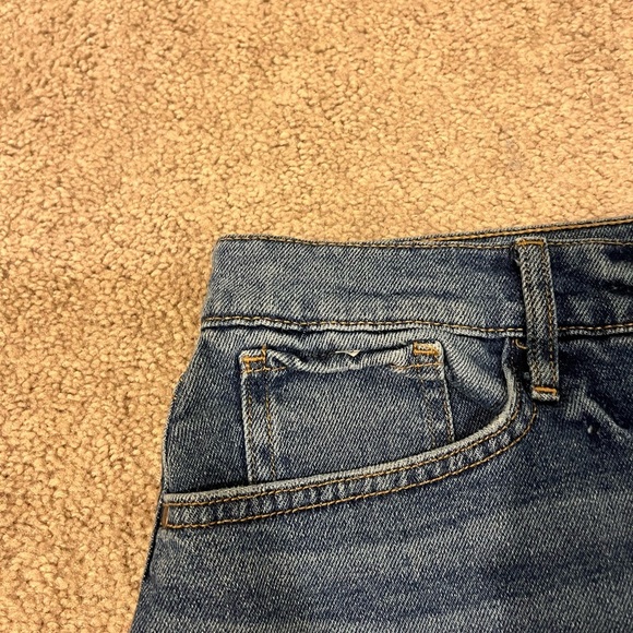 A.N.A. Frayed Hem Denim Jean Skirt - Picture 3 of 7